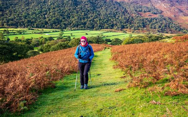 Lesley exploring the Lake District