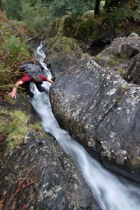 Open gill climbing