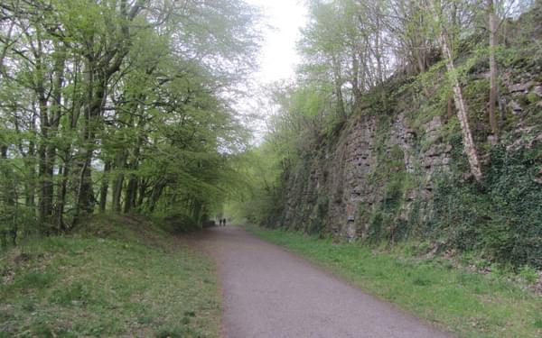 The Monsal Trail an old railway line repurposed as a bike trail
