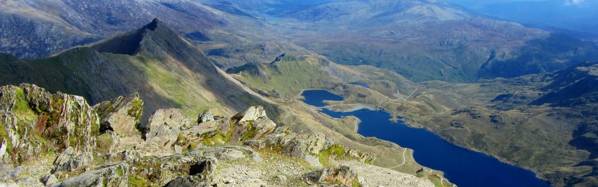 View from the summit of Snowdon
