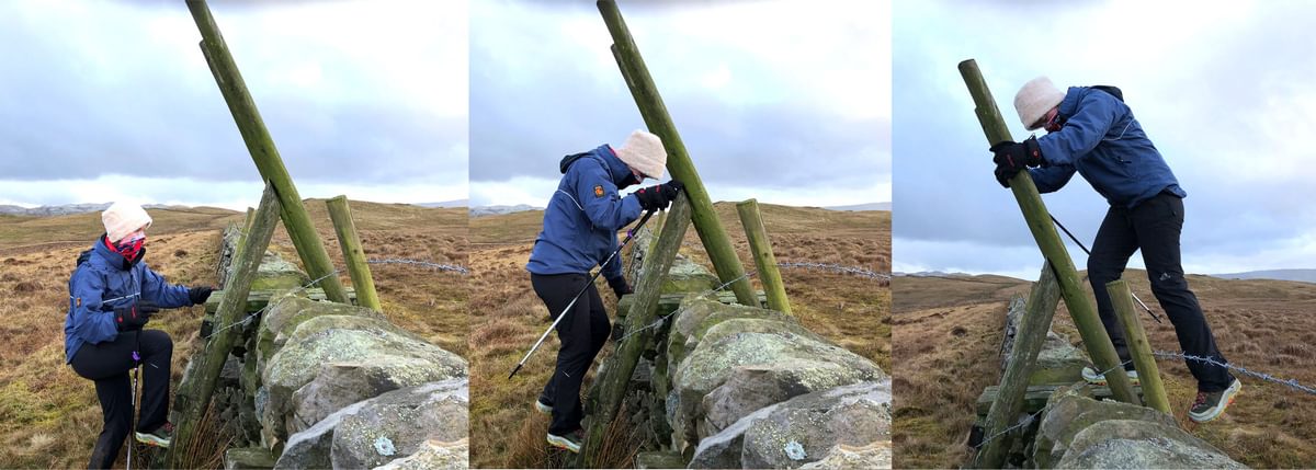 Ladder stiles in the north of England