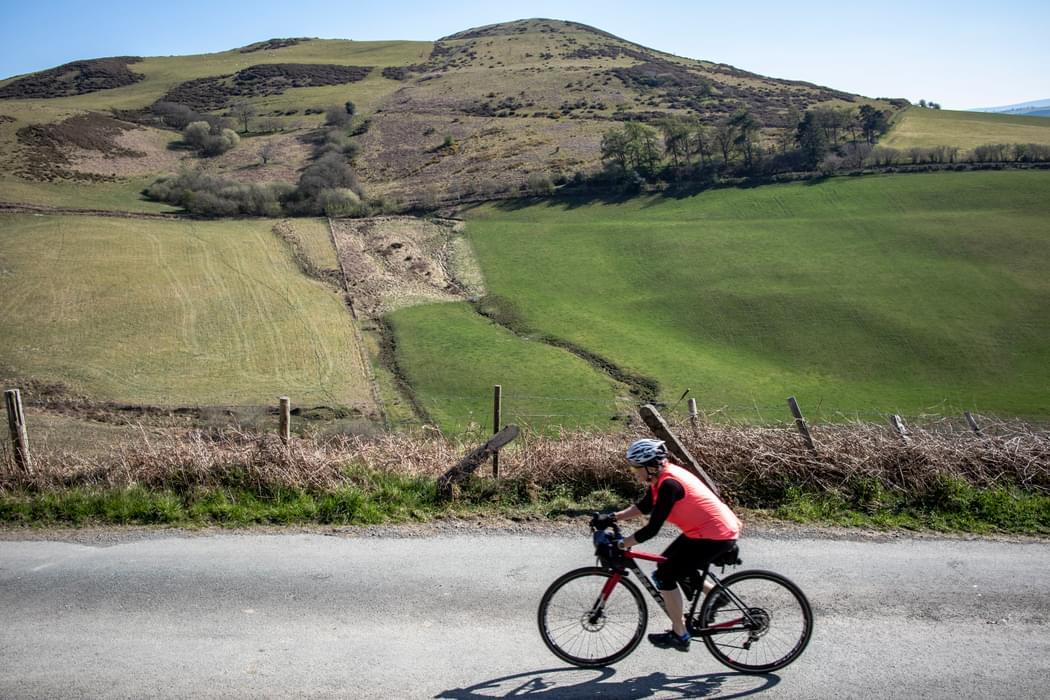 Forgiving gearing makes easy work climbing ‘The Shelf’ - a notorious climb in the Clwydian Hills in North East Wales