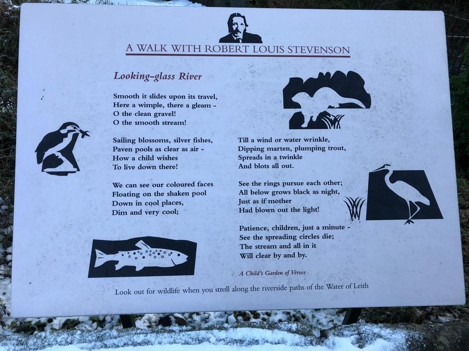Robert Louis Stevenson's poem 'Looking-glass River'