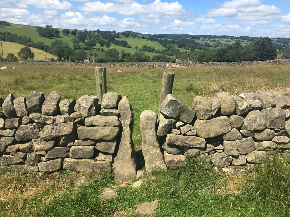Traditional squeeze stile in the Peak District