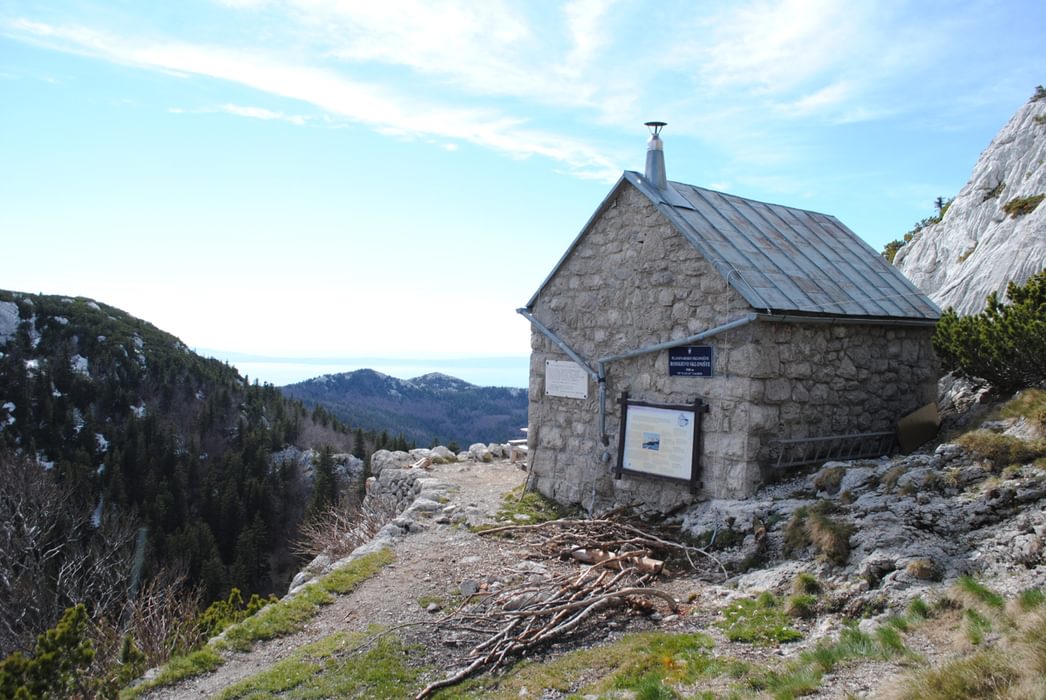 One Of The Many Mountain Huts In The Velebit