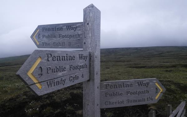 Paddy finishes the Pennine Way