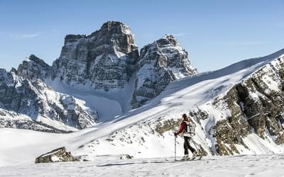  Ski Touring and Snowshoeing in the Dolomites