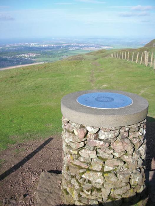 The Viewpoint Indicator On Allermuir Summit
