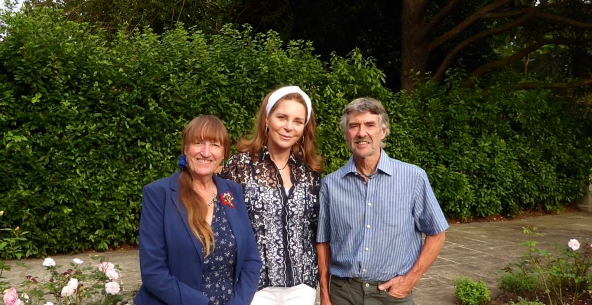 Di And Tony With Queen Noor