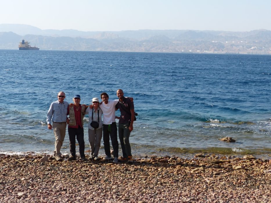 Mark Khano Tony Howard Di Taylor Amjad Shahrour And Osama Cori Reach The End Of The Trail At The Red Sea