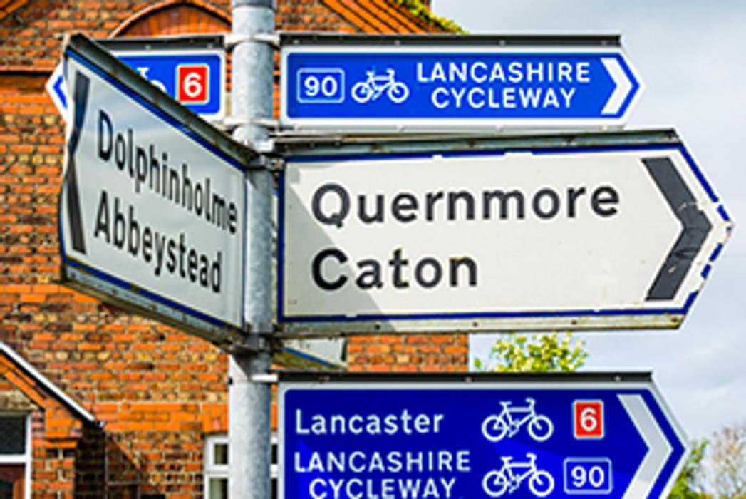 Clear Signage For The Lancashire Cycleway  Jon Sparks
