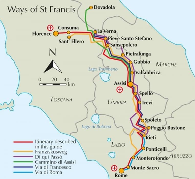The Way Of St Francis Cicerone Guide