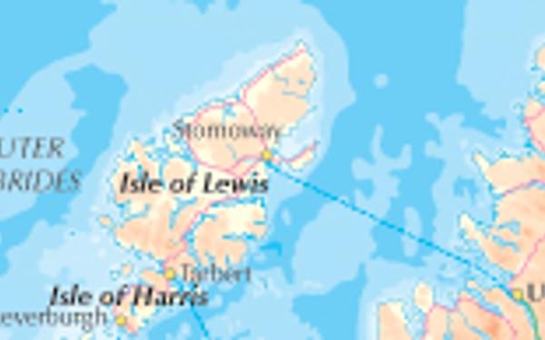 Overview Map Hebrides