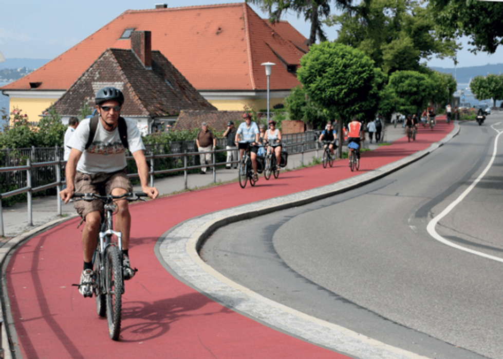 Cycling The Rhine Cycle Route with a Cicerone Guide