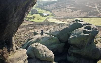 Scrambling in the Peak District