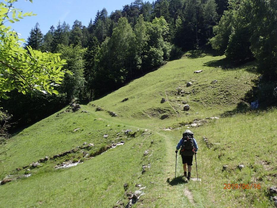Heading towards Orsieres