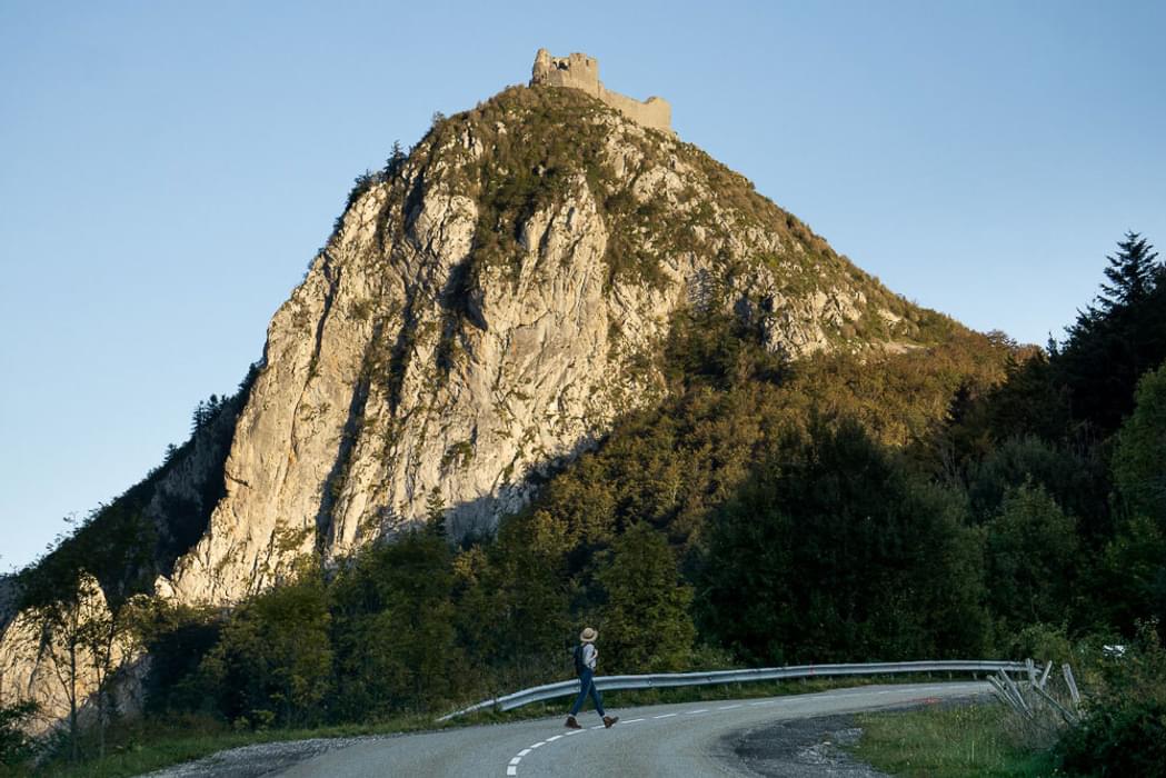 Route round Montségur Castle