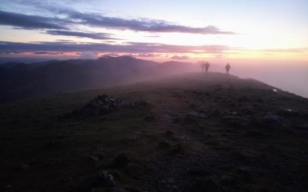 Sunrise Towards Crib Goch