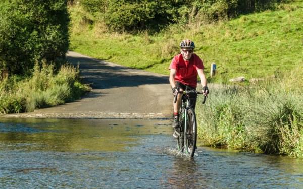 Cycling Across The Tissington Ford