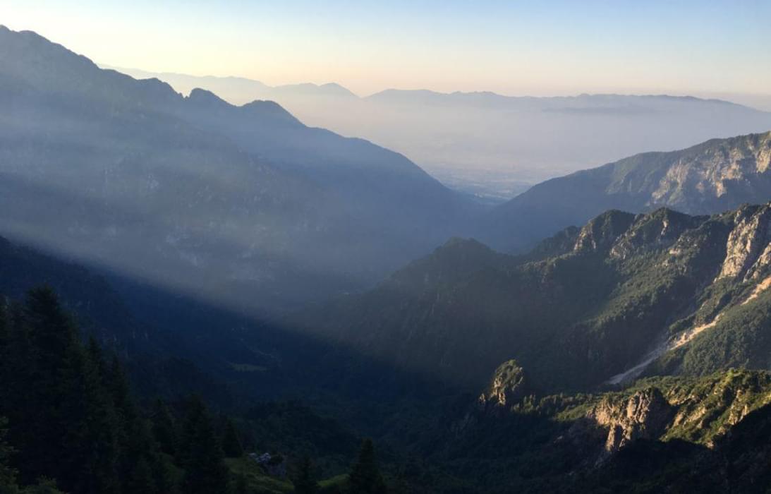 Stunning views in the southern Dolomites on AV2