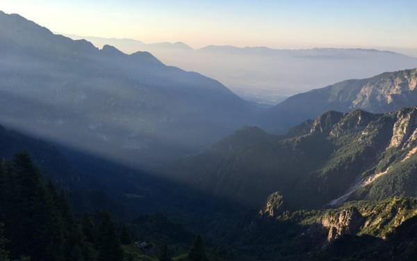 Stunning views in the southern Dolomites on AV2