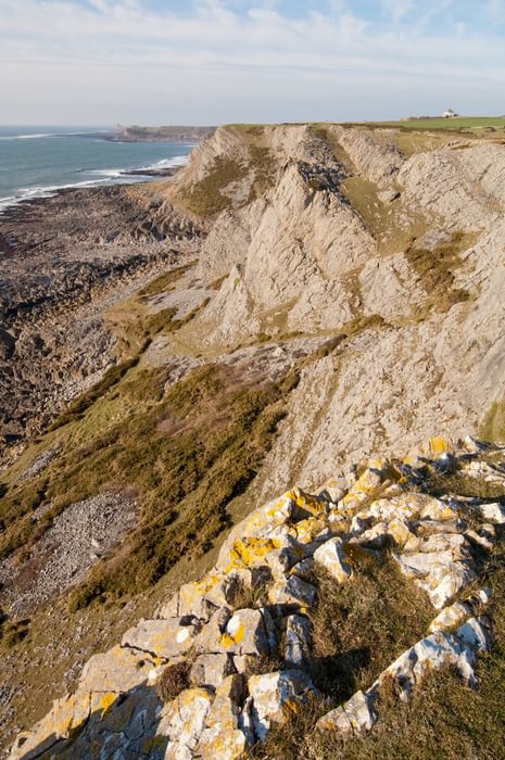 Limestone cliffs