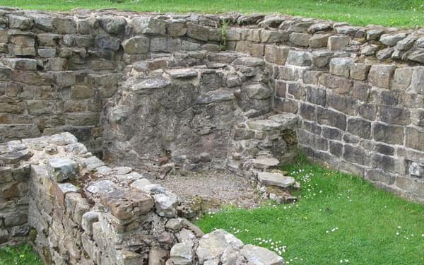 Mike Quinn The remains of ovens in the northwest corner of Milecastle 48