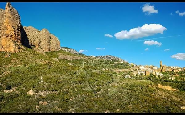 Day 26 The Quiet Village Of Aguero With Its Neighbouring Rock Formations