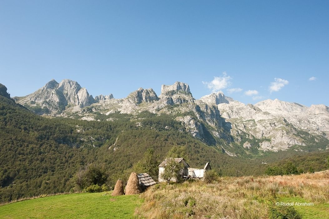Peaks Of The Balkans  View Above The Village Of Ceremi Looking Towards Maja Kolata  Rudolf Abraham