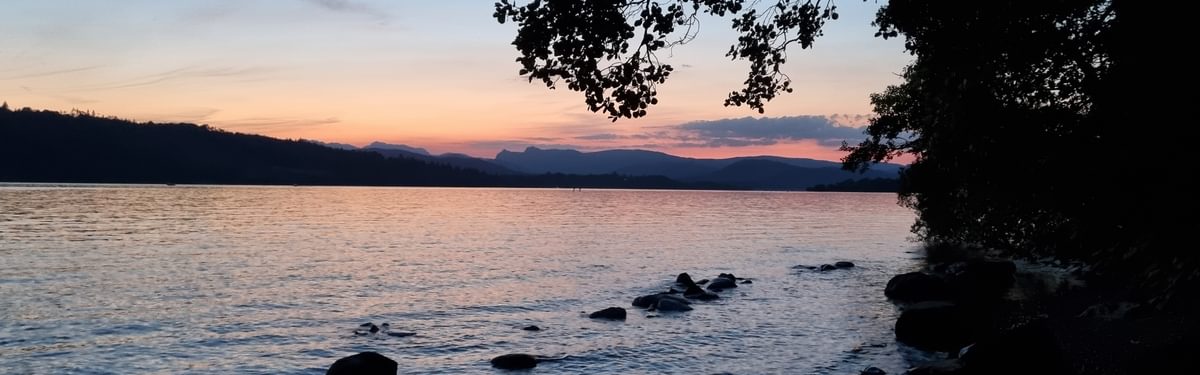 Lake Windermere at sunset