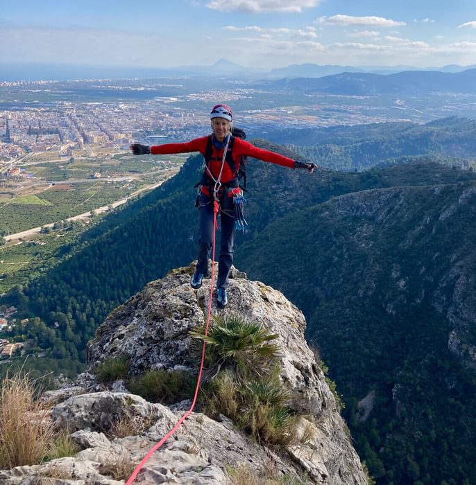 Trad climbing near Gandia