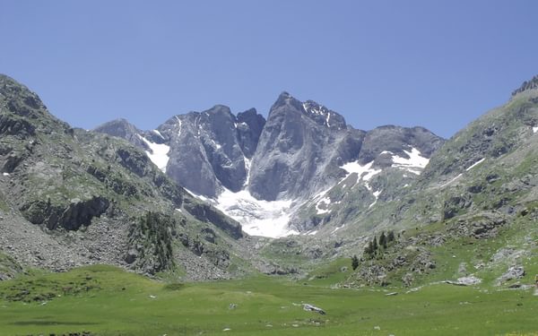 The north face of Vignemale from Ouletes de Gaube Stages 18 and 19
