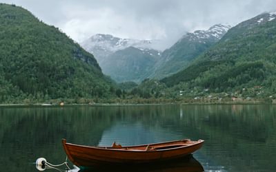 Norwegian fjords and mountains
