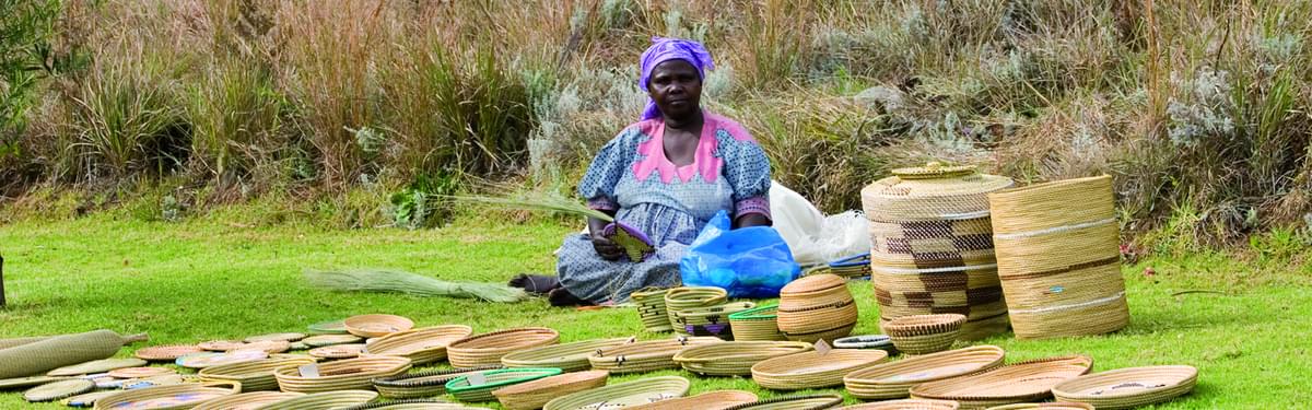Zulu craft worker