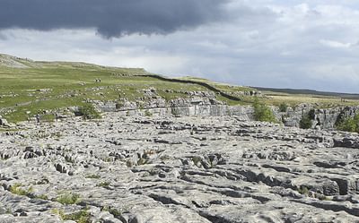 Limestone pavements in the Yorkshire Dales
