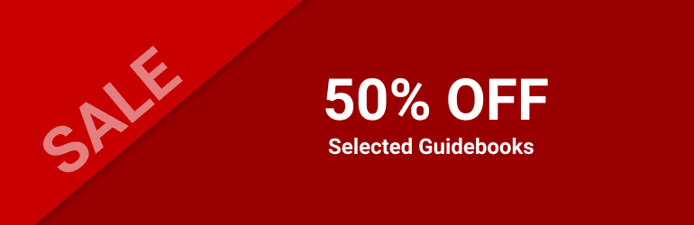 50% off selected books