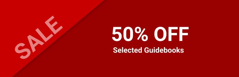 50% off selected books