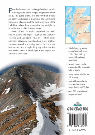 Great Mountain Days in Scotland guidebook back cover