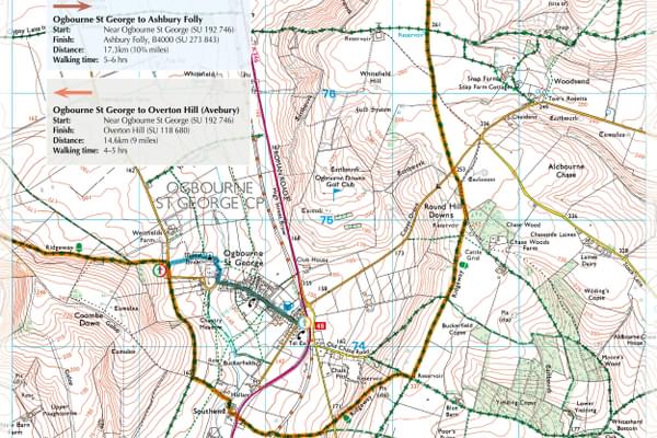 Ridgeway National Trail OS map booklet | Cicerone Press