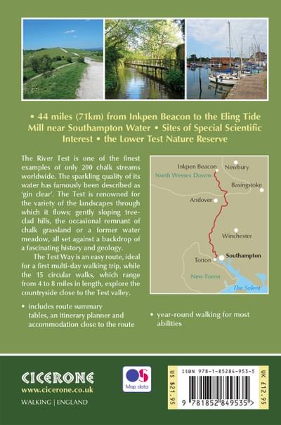 Guidebook to walking Hampshire's Test Way and 15 day… | Cicerone Press
