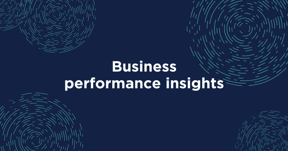 Business Performance Insight Business performance insights | ezyVet