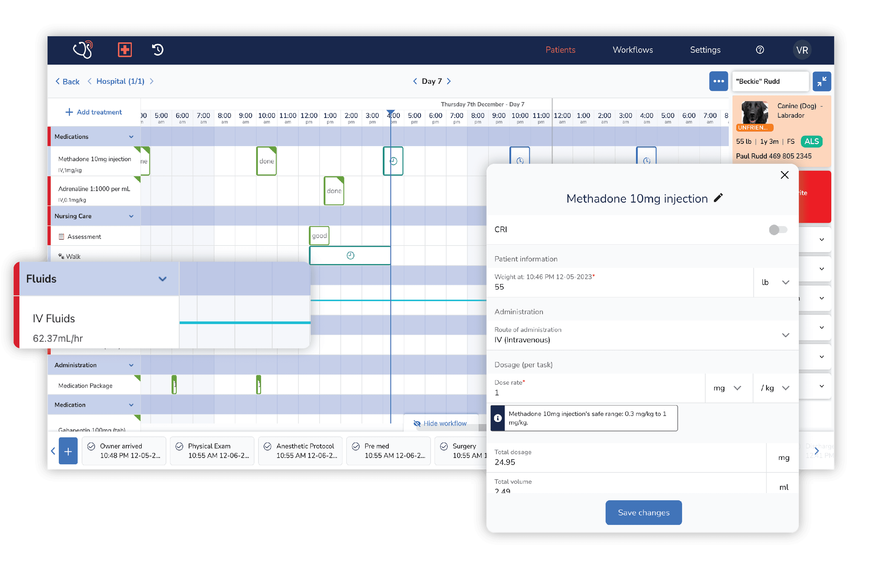 Example Mapping Vet Unit Patient Care Software | Vet Radar