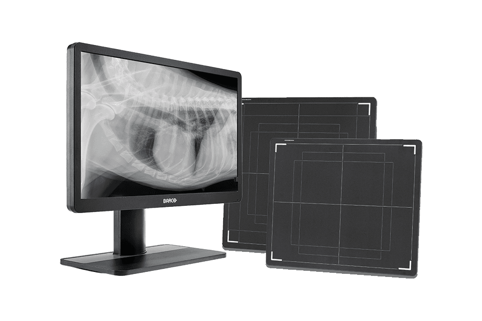ImageVue DR50 Plus plates with rotated monitor