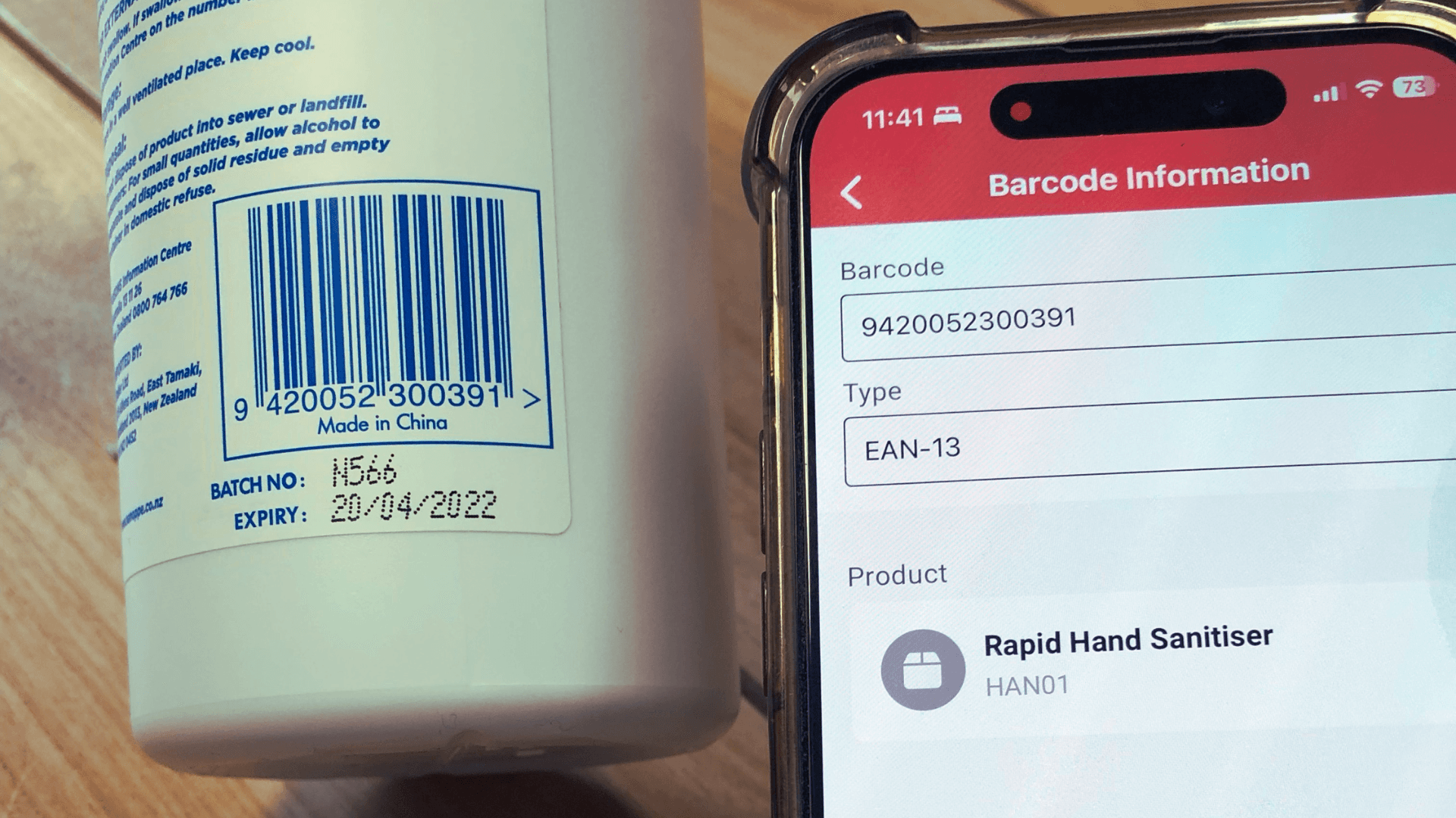 ezyVet Scan barcode management