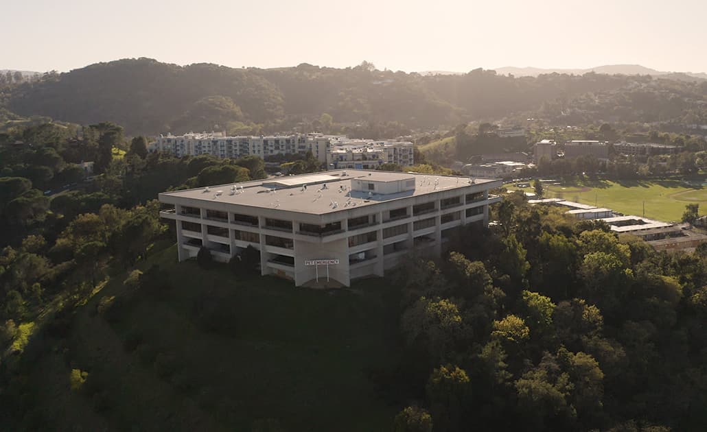PESCM aerial of building
