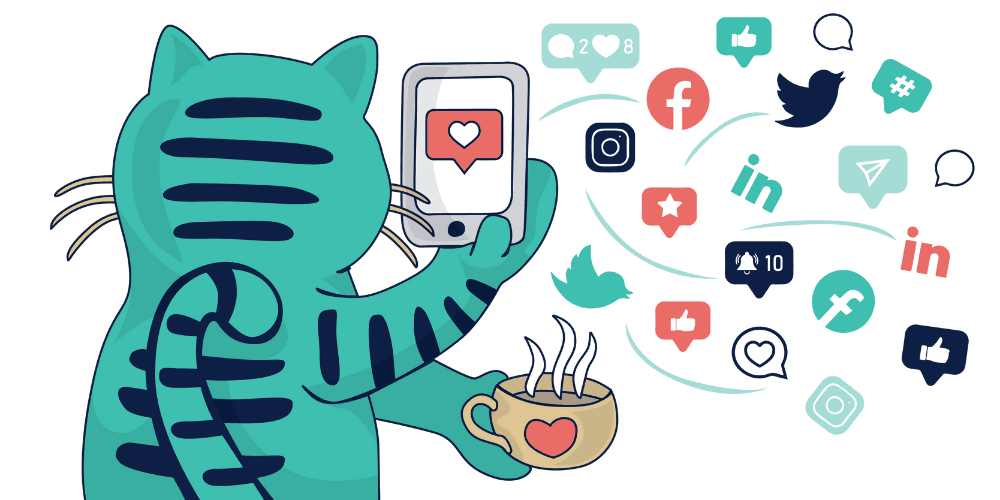Social Media Illustration