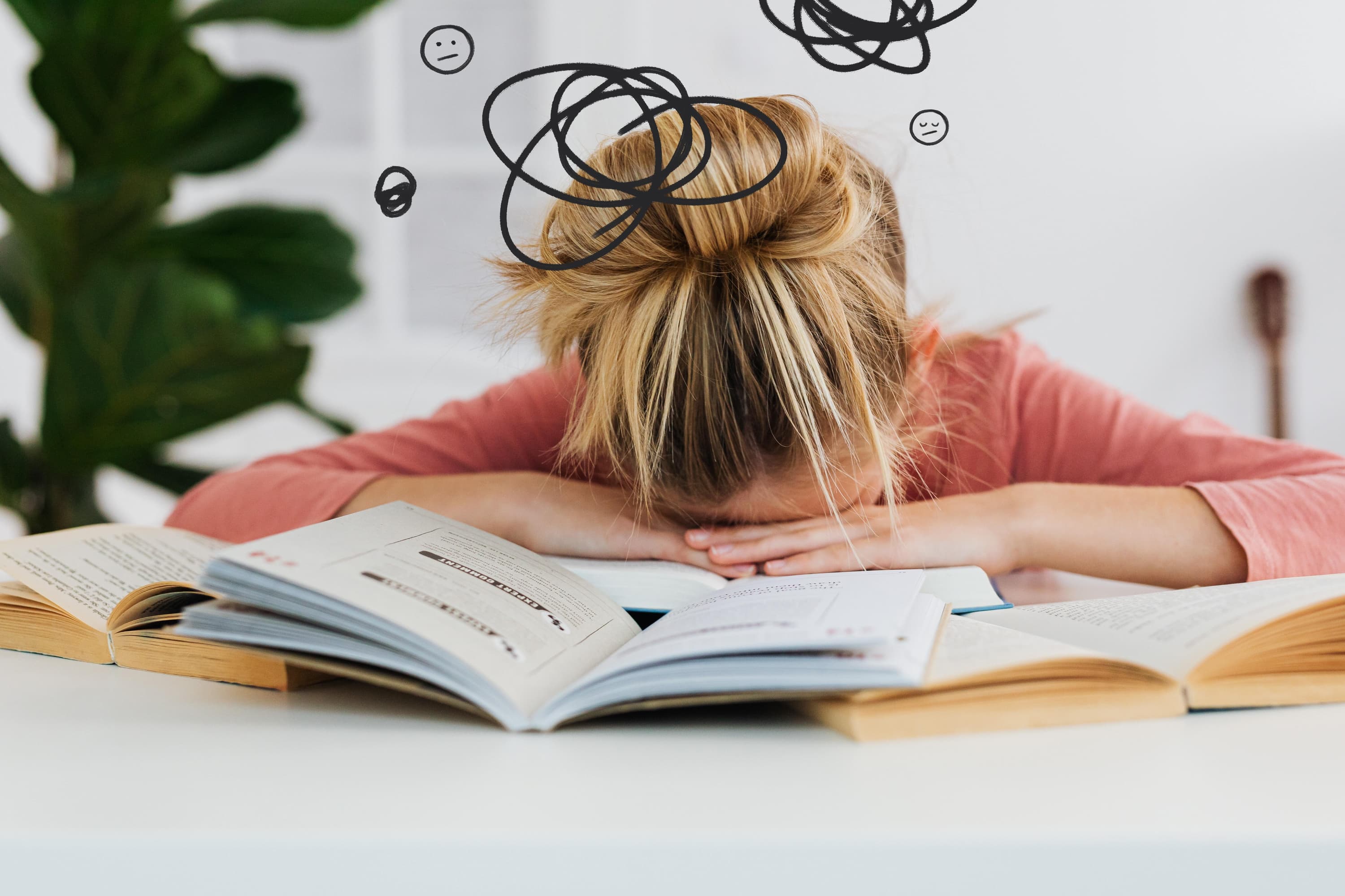 Asleep on desk