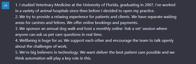 ChatGPT about us page screenshot 6