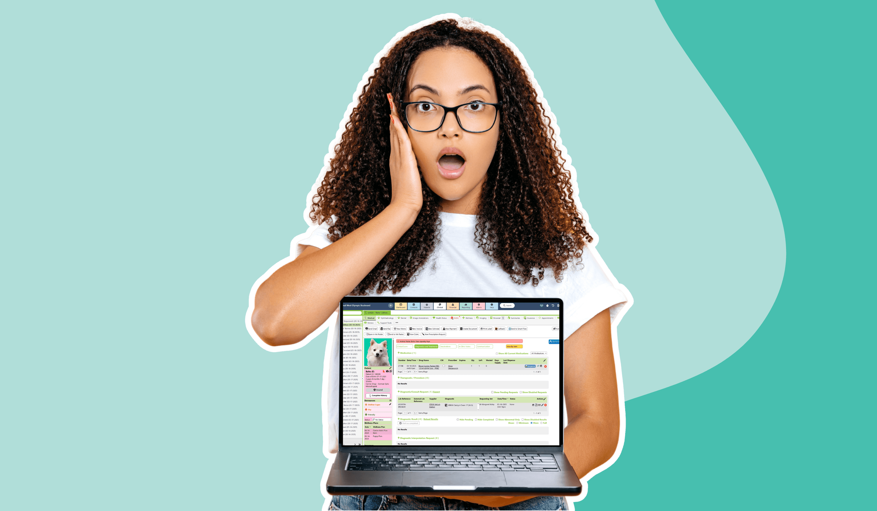 ezyVet features