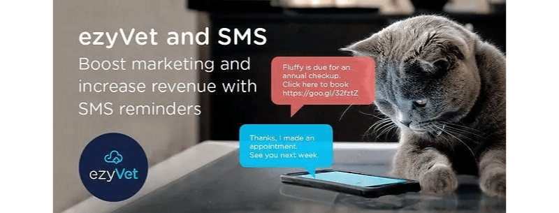 ezyvet and sms integration two way